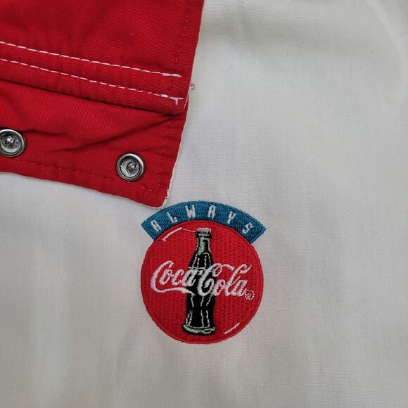 Vintage 80s Coca-Cola Jacket L/XL 25x26 Dunbrooke Baggy USA - Picture 13 of 16
